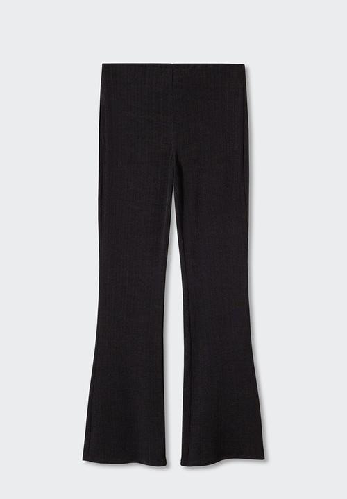 MANGO - Trouser bilma - black