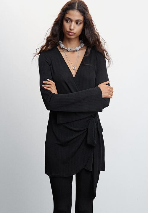 MANGO - Trouser bilma - black