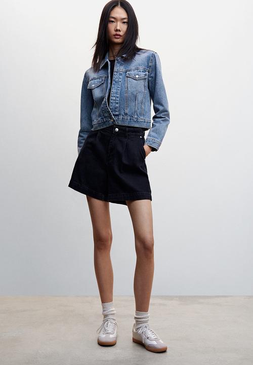 MANGO - Jacket mel-h - open blue