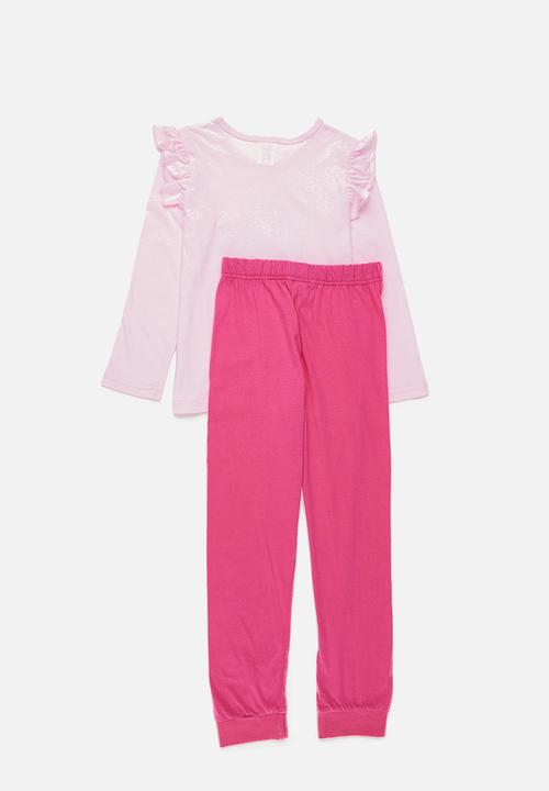 Character Group - Snoopy winter pj set - pink