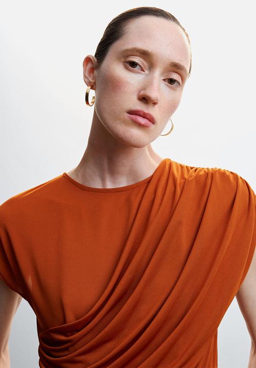 MANGO - Dress mari-a - rust