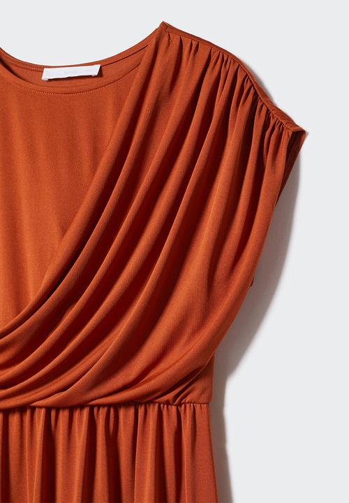 MANGO - Dress mari-a - rust