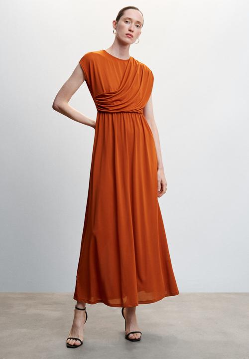 MANGO - Dress mari-a - rust