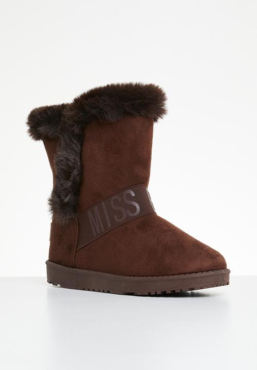 Miss Black - Rae 1 ankle boot - chocolate
