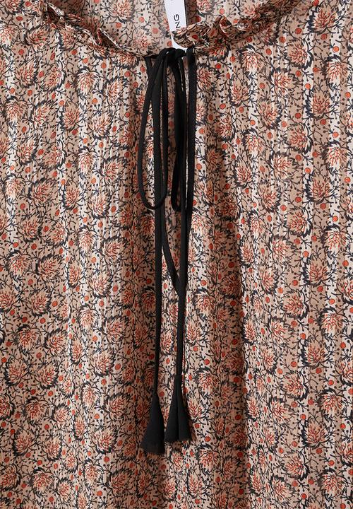 MANGO - Blouse bashy - light beige