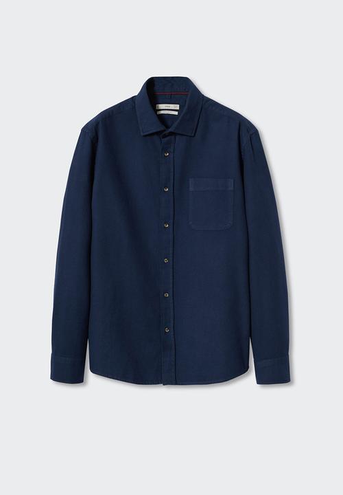MANGO - Shirt twill - navy