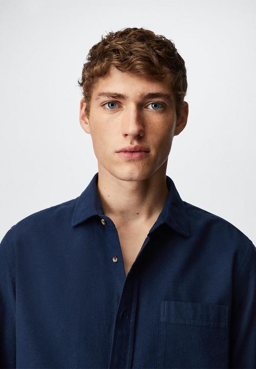 MANGO - Shirt twill - navy