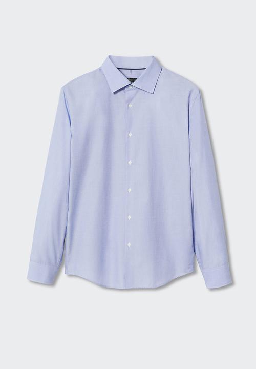 MANGO - Shirt cuneo - sky blue