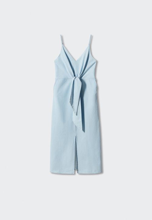 MANGO - Dress lesterl-h - open blue