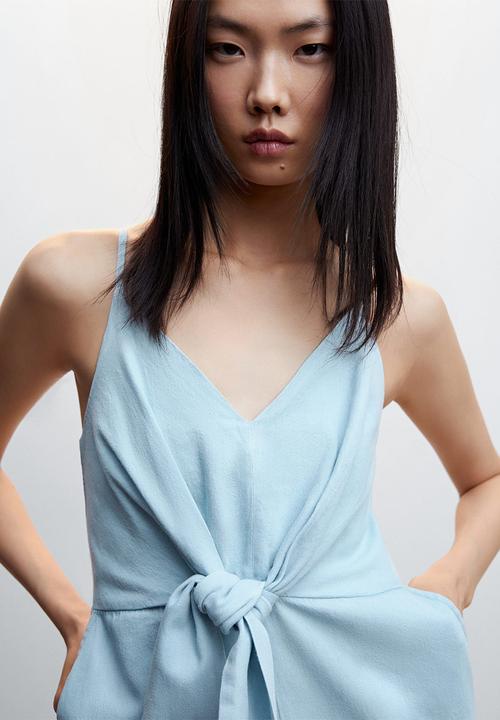 MANGO - Dress lesterl-h - open blue