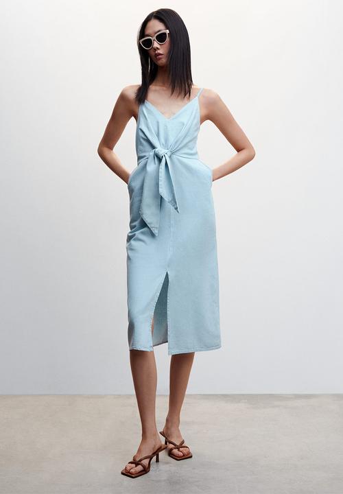 MANGO - Dress lesterl-h - open blue