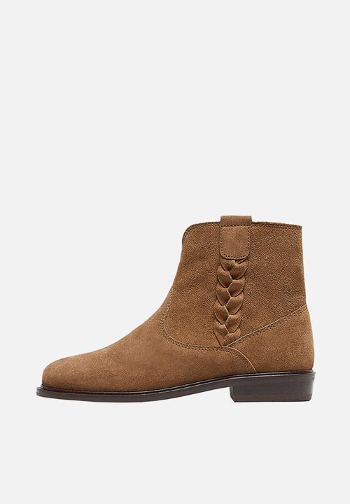 MANGO - Ankle boots irene - medium brown