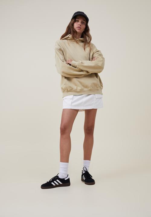 Cotton On - Classic washed hoodie - washed light sand