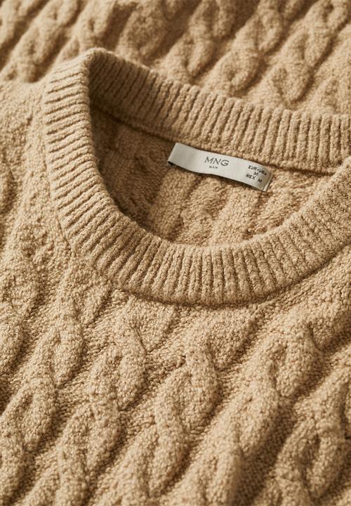 MANGO - knitwear mars - brown