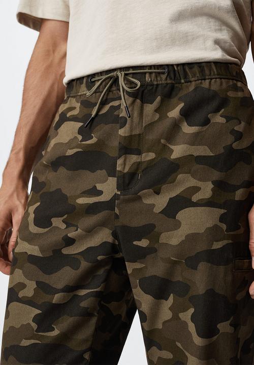 MANGO - Trousers kirin - khaki 