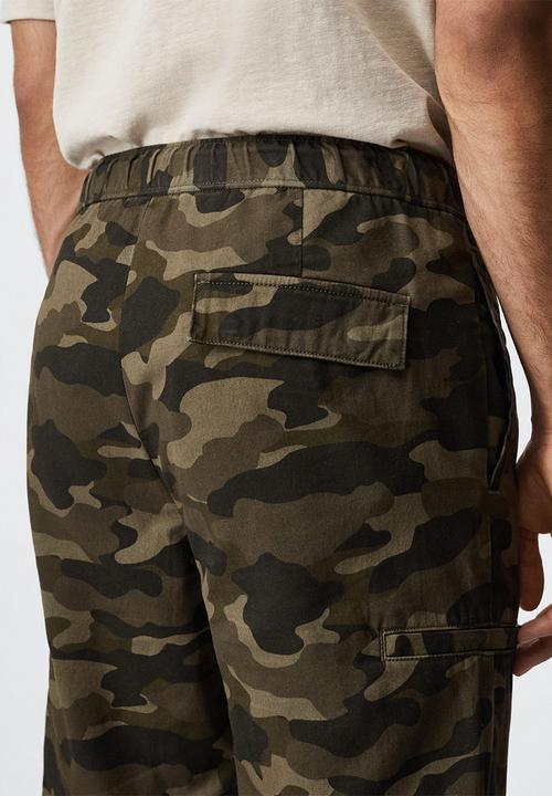 MANGO - Trousers kirin - khaki 