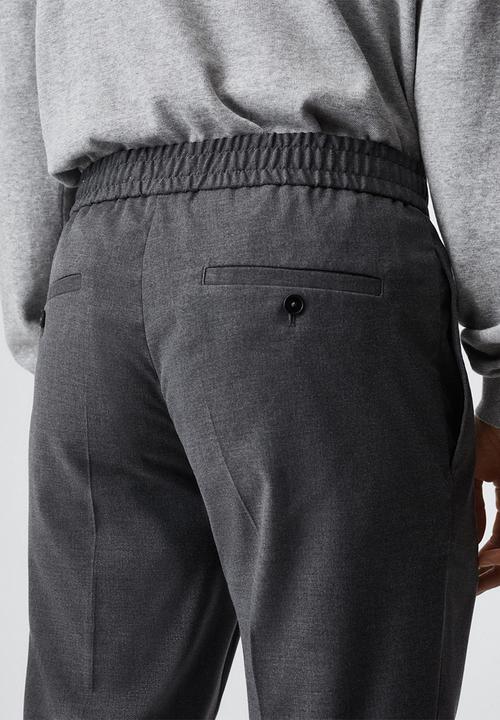 MANGO - Trousers trieste - dark heather grey 
