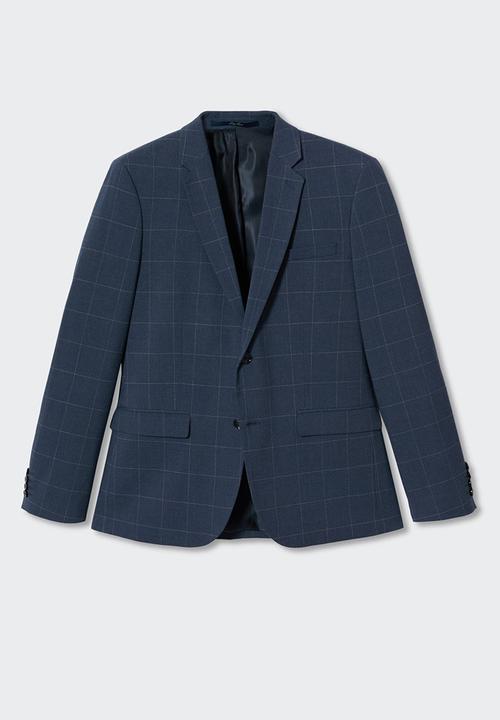 MANGO - Blazer paulo - indigo blue