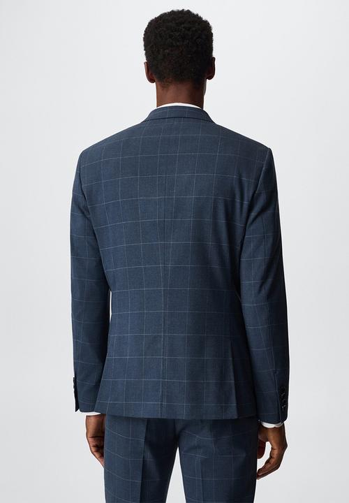 MANGO - Blazer paulo - indigo blue