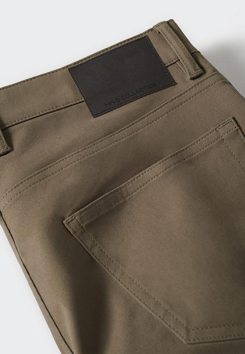 MANGO - Trousers pisa - medium brown