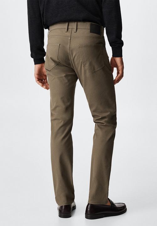 MANGO - Trousers pisa - medium brown