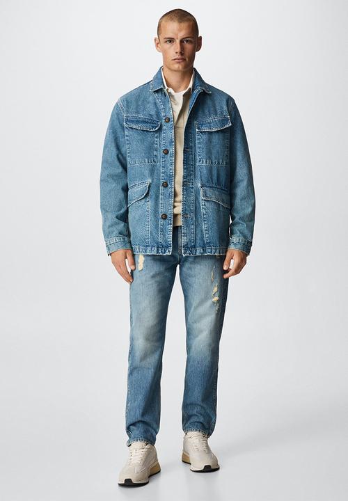 MANGO - Jacket paul - blue