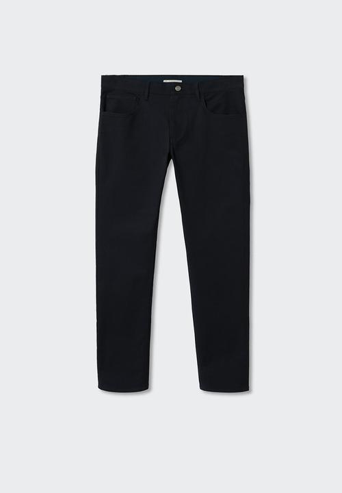 MANGO - Trousers pisa - dark navy 