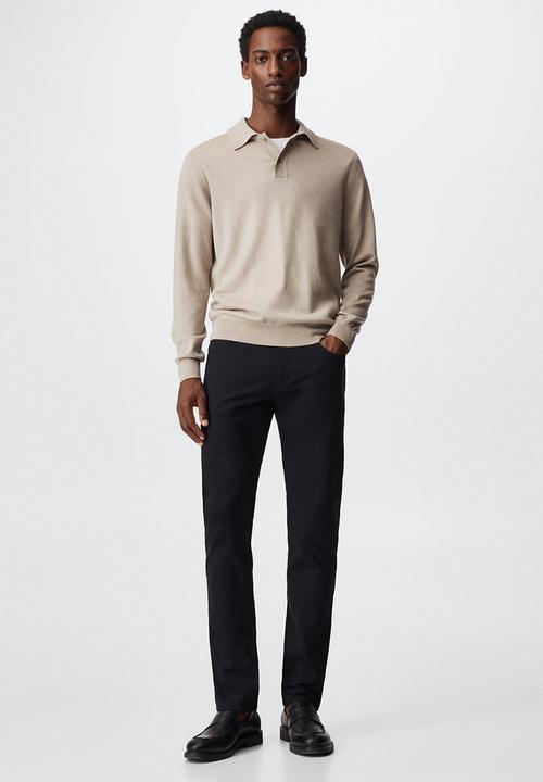 MANGO - Trousers pisa - dark navy 
