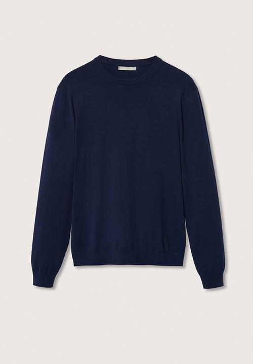 MANGO - Sweater ten - navy 