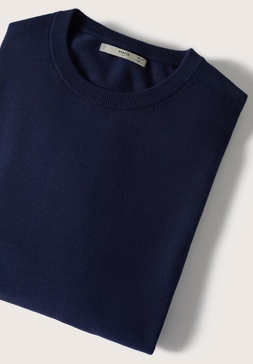 MANGO - Sweater ten - navy 