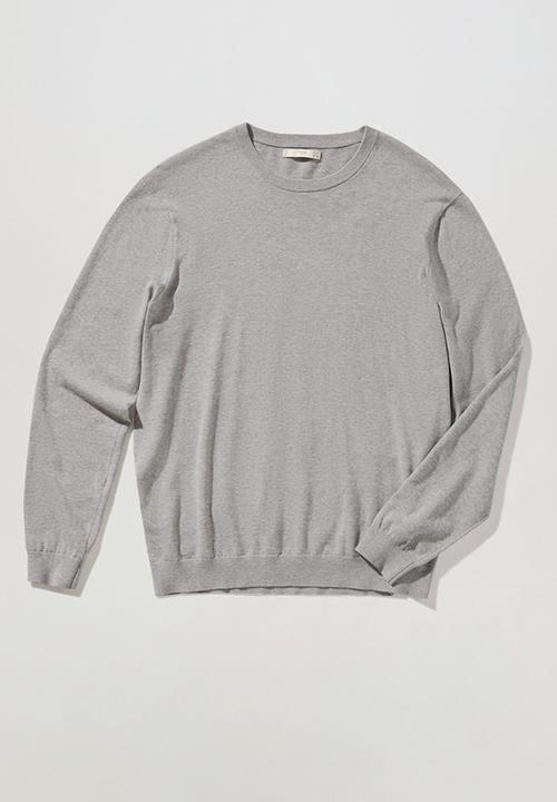MANGO - Sweater ten - grey 