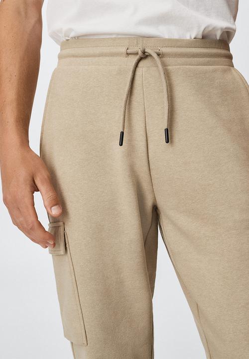 MANGO - Trousers miltyp - beige 