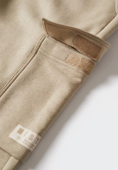 MANGO - Trousers miltyp - beige 