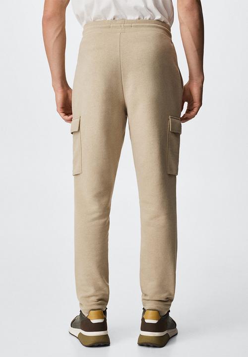 MANGO - Trousers miltyp - beige 