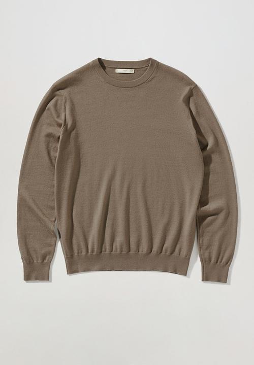 MANGO - Sweater willy - medium brown 