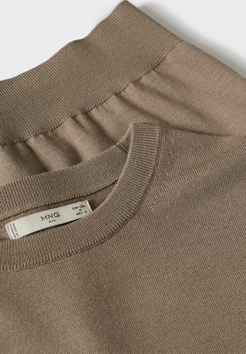 MANGO - Sweater willy - medium brown 