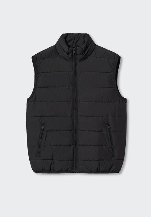 MANGO - Waistcoat gorryst - black
