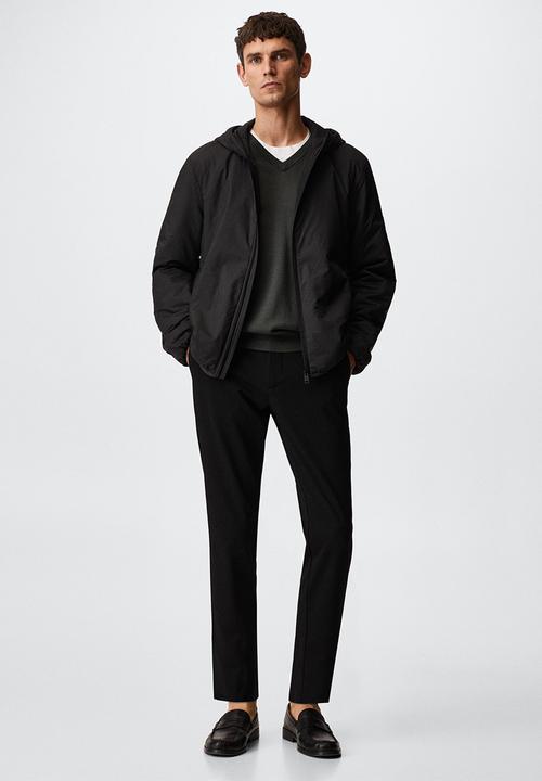 MANGO - Jacket nada - black