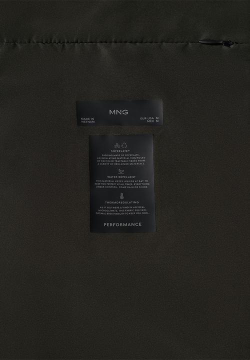 MANGO - Waistcoat nadast - khaki 