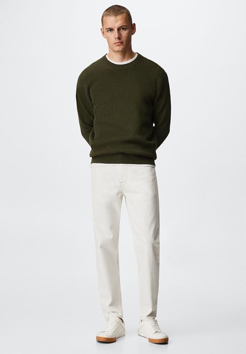 MANGO - Sweater londra - khaki