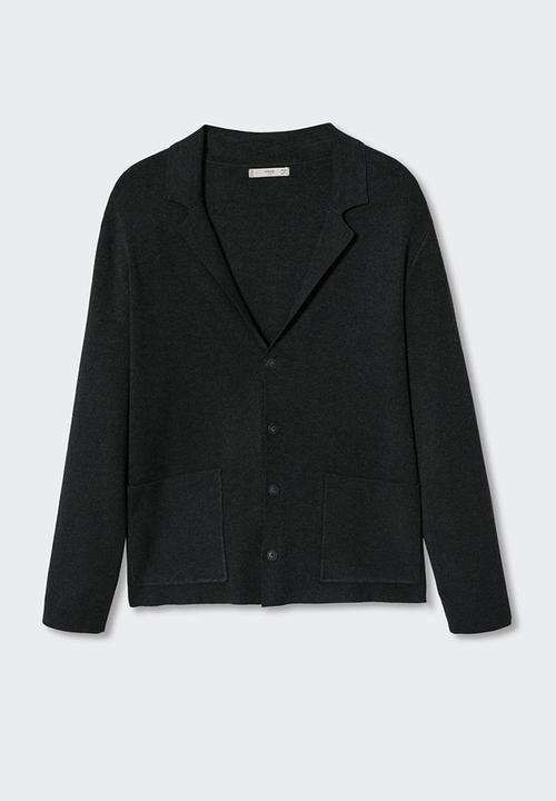 MANGO - Cardigan luxusb - charcoal