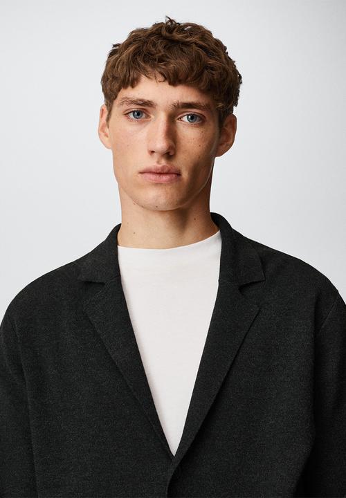 MANGO - Cardigan luxusb - charcoal