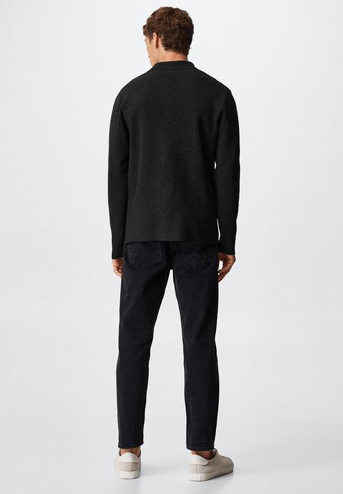 MANGO - Cardigan luxusb - charcoal