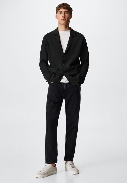 MANGO - Cardigan luxusb - charcoal