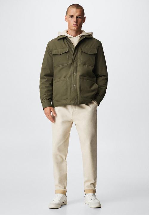 MANGO - Jacket kobe - khaki 