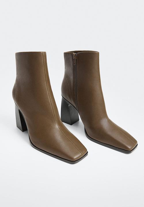 MANGO - Yves ankle boot - khaki