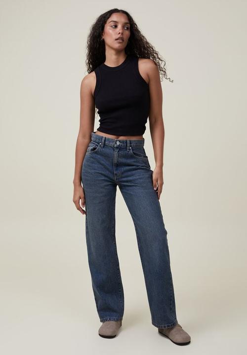 Cotton On - Loose straight jean - logans blue