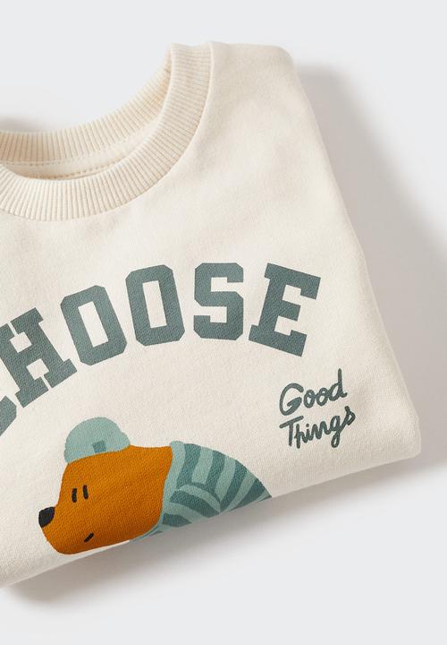 MANGO - Sweatshirt mateo - natural