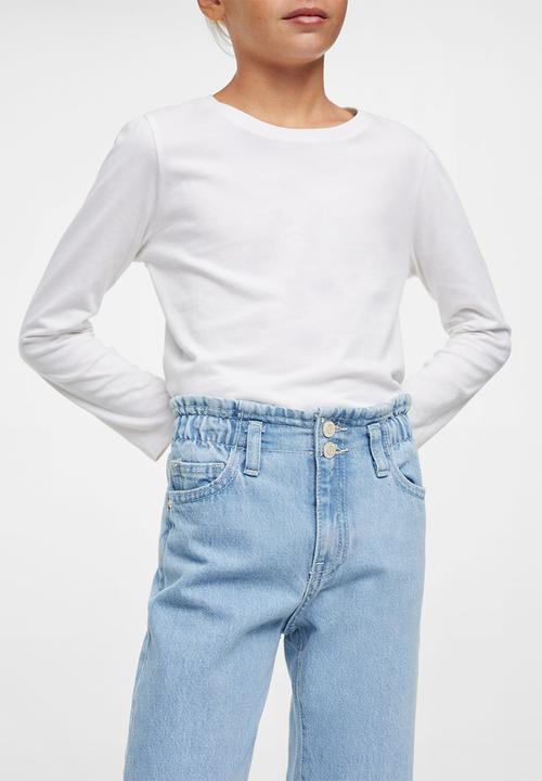MANGO - Jeans cindy p - open blue