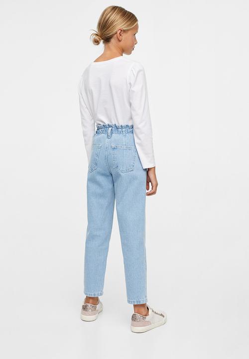 MANGO - Jeans cindy p - open blue